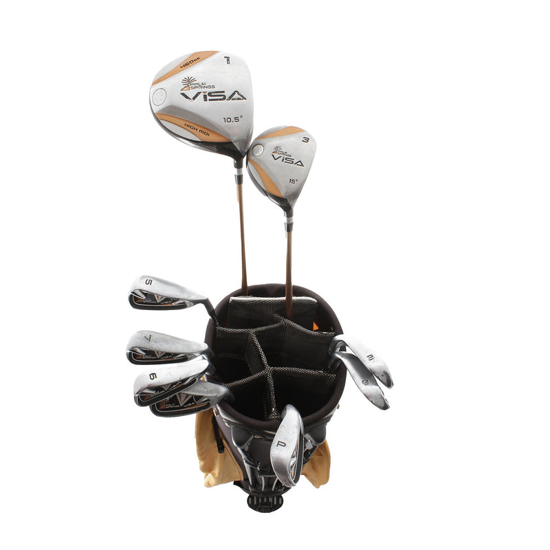 Palm Springs Visa Steel/Graphite Mens Right Hand Package Set Extra Stiff - Palm Springs