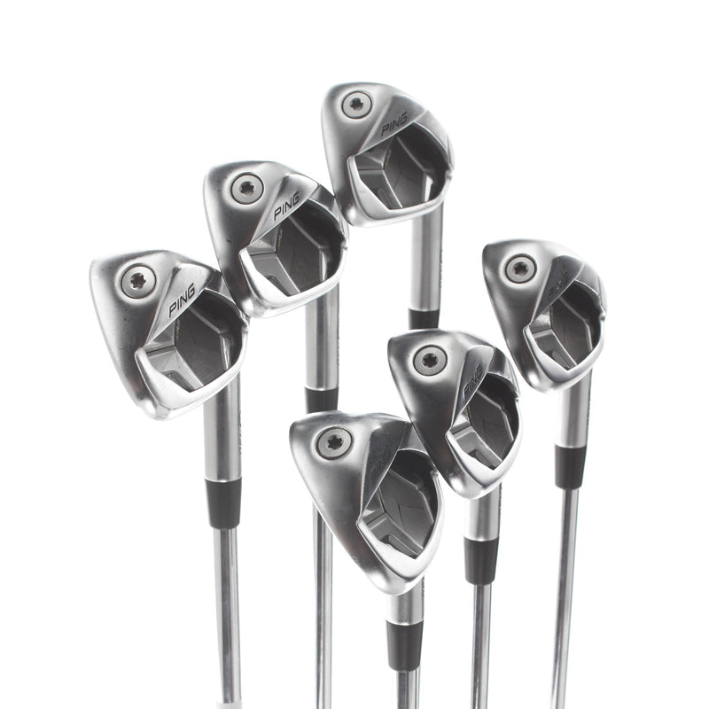 Ping G430 Steel Mens Right Hand Irons 5-PW White Dot 3* Upright Stiff - AWT 2.0