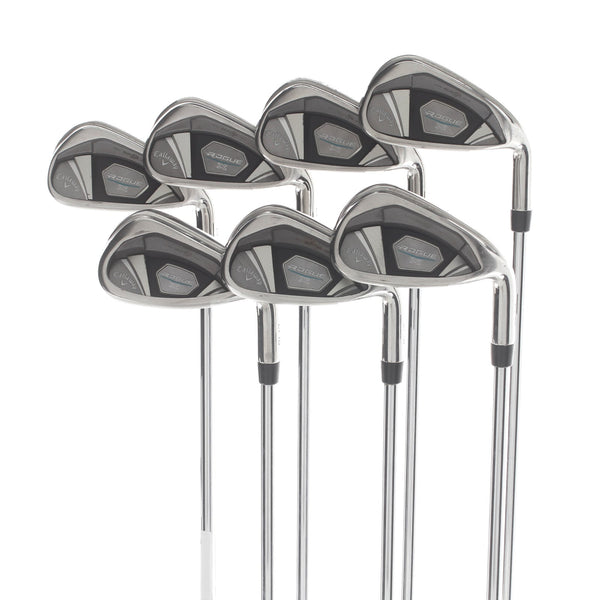 Callaway Rogue X CF18 Steel Mens Right Hand Irons 4-PW Stiff - KBS Max 90