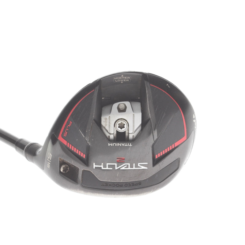 TaylorMade Stealth 2 Plus Graphite Mens Right Hand Fairway 5 Wood 18* Stiff - Kai'li Red FW 75s