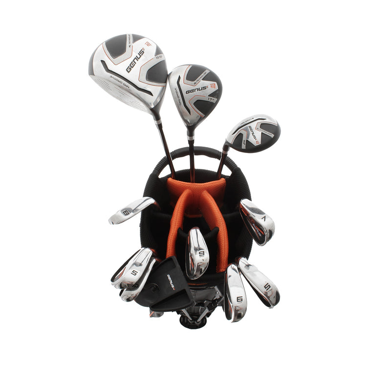 Masters Genus Steel/Graphite Mens Left Hand Package Set Regular - Masters Genus