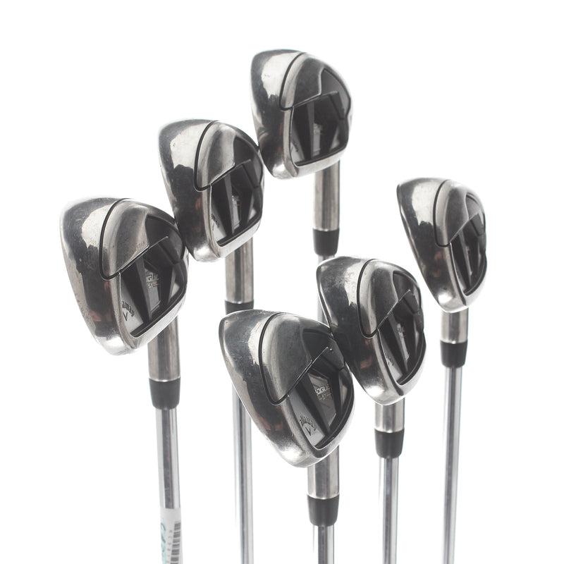 Callaway Rogue ST Max Steel Mens Right Hand Irons 5-PW Stiff - Elevate MPH 95