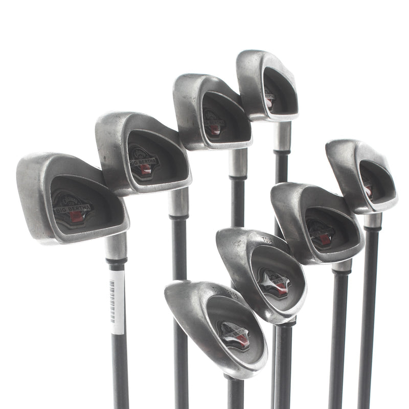 Callaway Big Bertha 1996 Graphite Mens Right Hand Irons 4-SW Firm - Callaway RCH 96