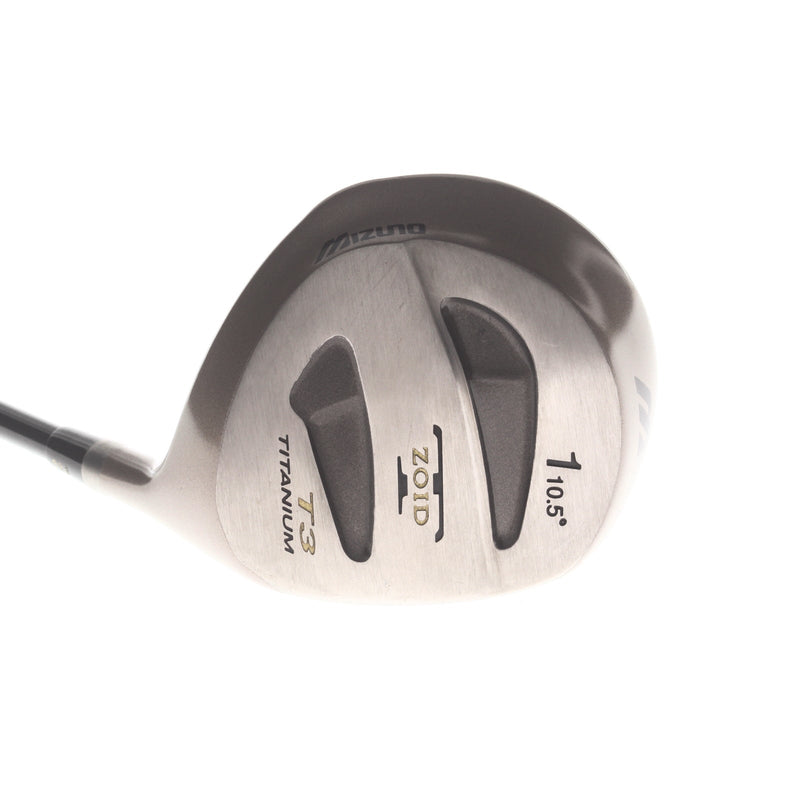 Mizuno T-Zoid T3 Titanium Graphite Mens Right Hand Driver 10.5* Regular - Technoflex Gold 57g