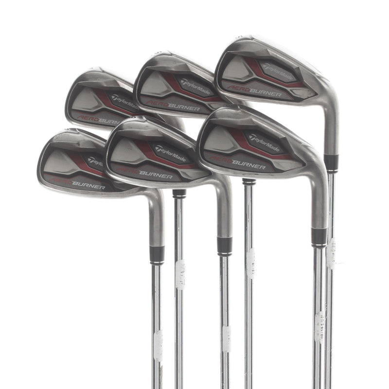 TaylorMade Aeroburner Steel Mens Right Hand Irons 5-PW Regular - REAX 88