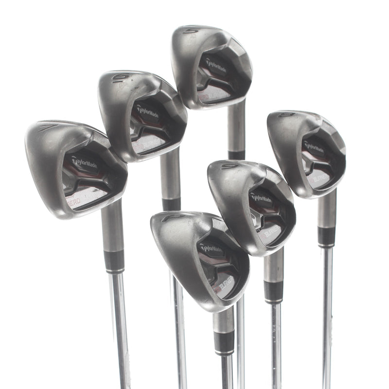 TaylorMade Aeroburner Steel Mens Right Hand Irons 5-PW Regular - REAX 88