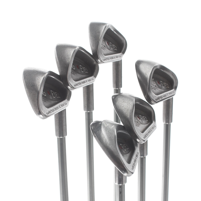 Ping Eye 2 Graphite Mens Right Hand Irons 5-PW 1* Flat Regular - Recoil 660 F3