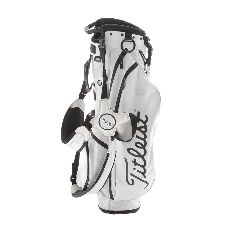 Titleist Players 4 Stand Bag - White/Camo/Black