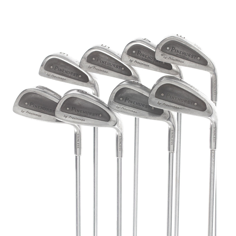 Prosimmon Pinehurst Powersole Steel Mens Right Hand Irons 3-PW Regular - Prosimmon