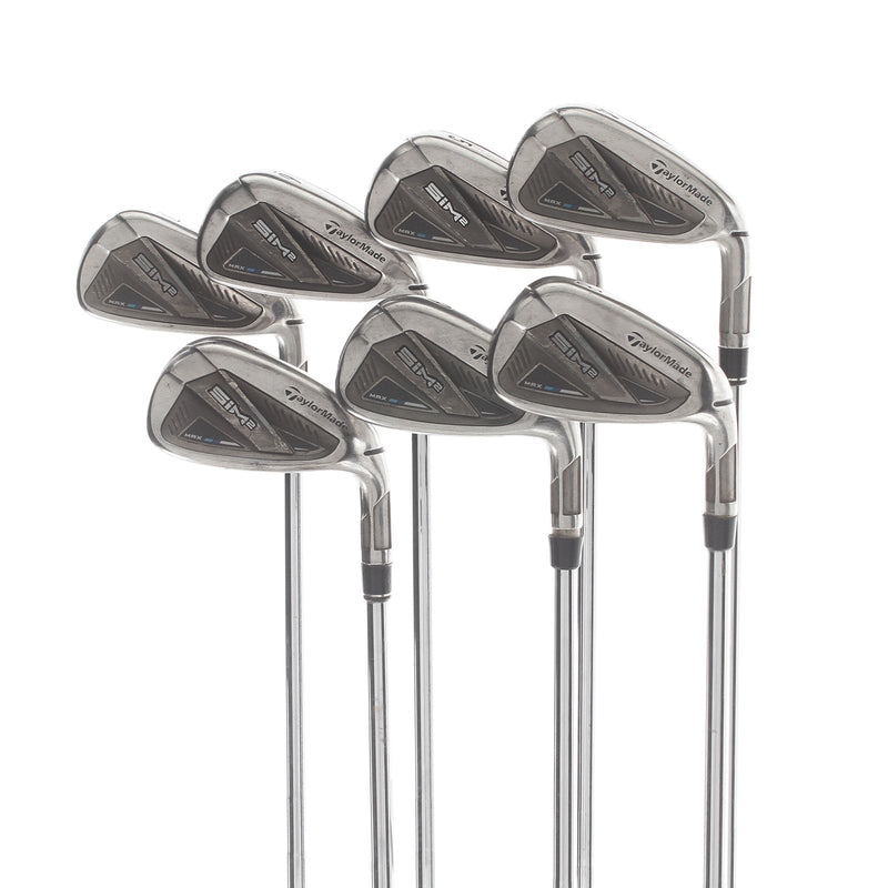 TaylorMade Sim 2 Max Steel Mens Right Hand Irons 4-PW Regular - KBS Tour 90