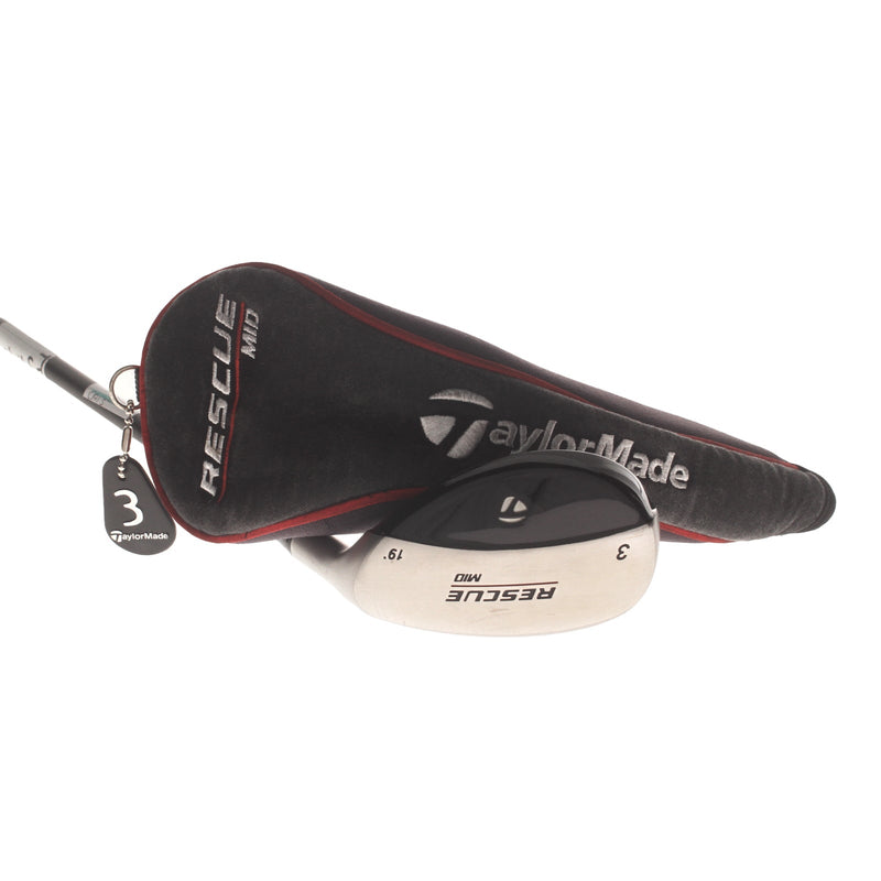 TaylorMade Rescue Mid Graphite Mens Right Hand 3 Hybrid 19* Regular - Ultralite