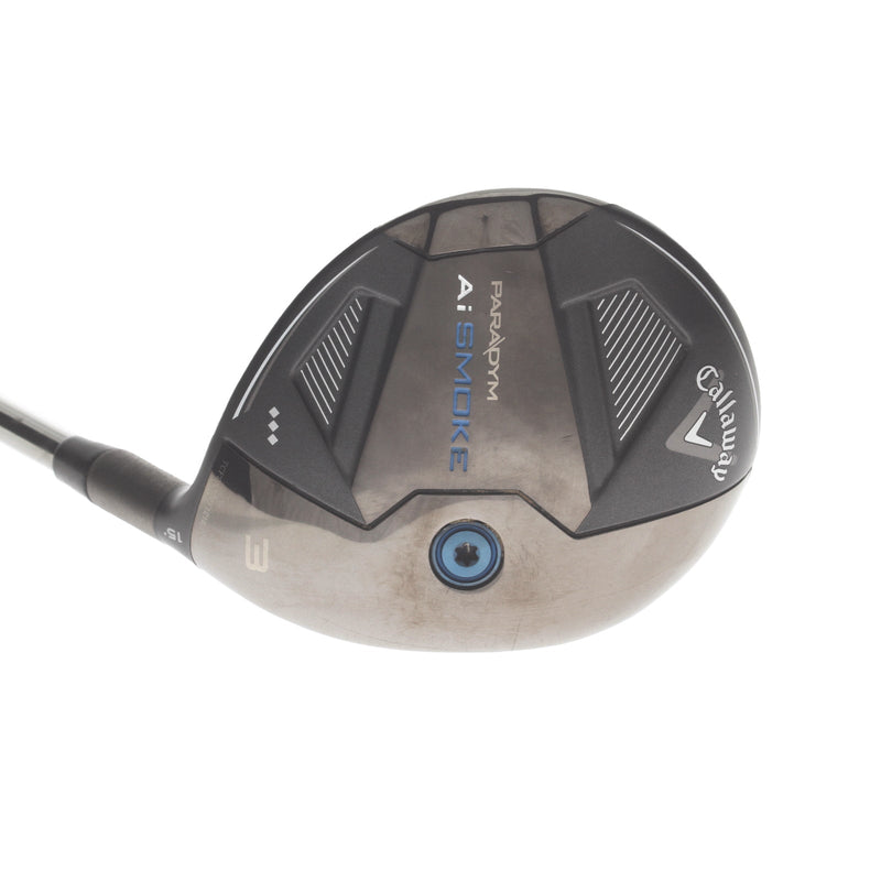 Callaway Paradym Ai Smoke Triple Diamond Graphite Mens Right Hand Fairway 3 Wood 15* Tour Stiff - Diamana GT 70 TX