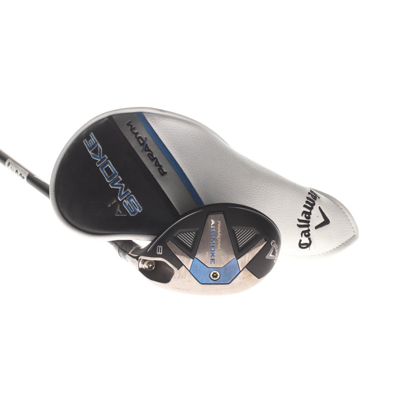 Callaway Paradym Ai Smoke HL Graphite Mens Right Hand 8 Hybrid 33* Senior - Cypher Fifty 5.0