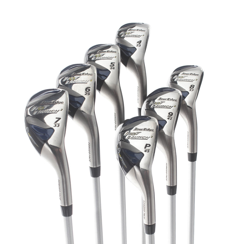 Tour Edge Hot Launch2 Graphite Mens Left Hand Irons 4-PW Regular - Tour Edge Hot Launch 2 60