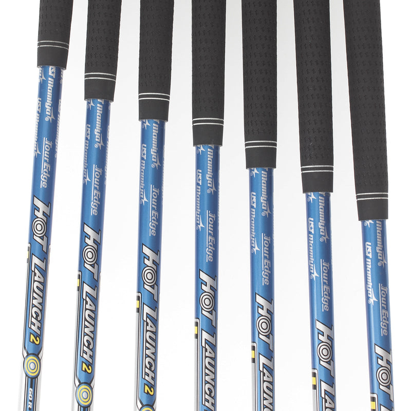 Tour Edge Hot Launch2 Graphite Mens Left Hand Irons 4-PW Regular - Tour Edge Hot Launch 2 60