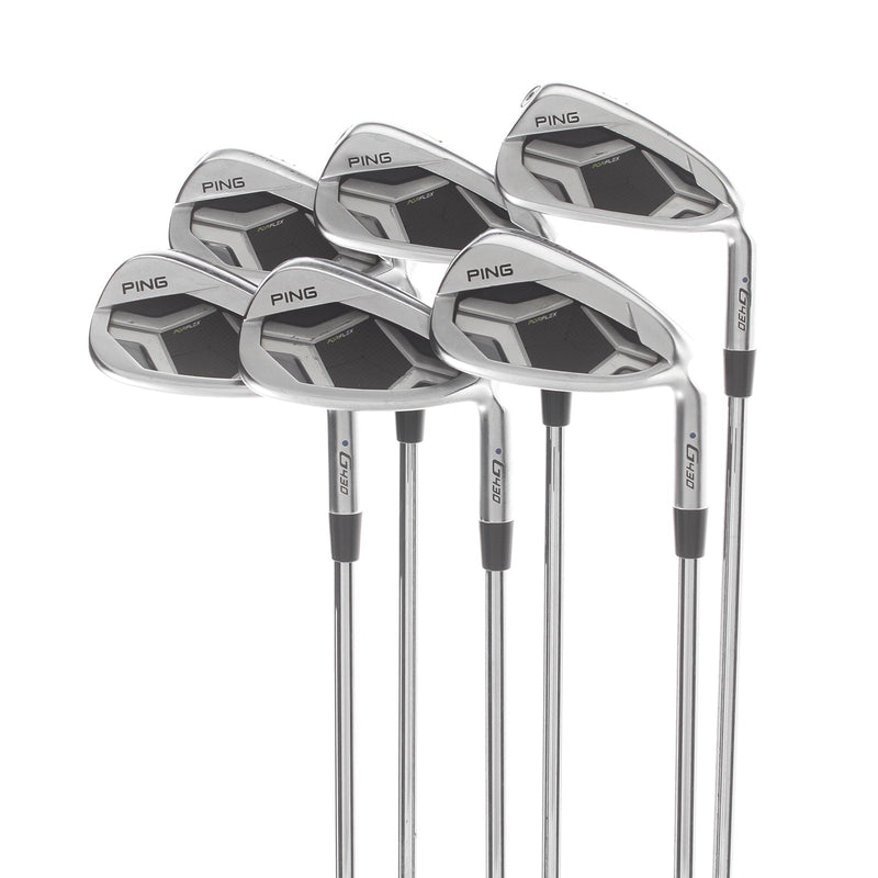 Ping G430 Steel Mens Right Hand Irons 6-GW Blue Dot 1* Upright Regular - Ping AWT 2.0