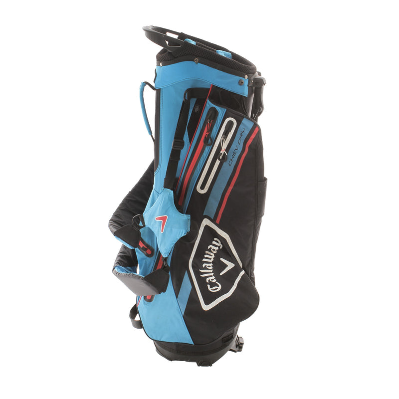 Callaway Chev Dry Stand Bag - Blue/Black/Red/White