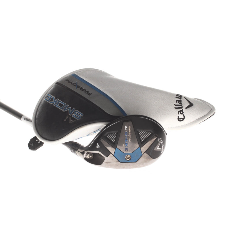 Callaway Paradym Ai Smoke HL Graphite Mens Right Hand 4 Hybrid 21* Stiff - Cypher Seventy 6.0