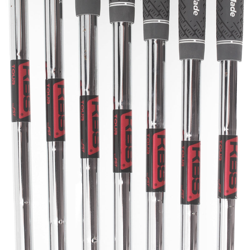 TaylorMade P7MC Steel Mens Right Hand Irons 4-PW Stiff - KBS Tour