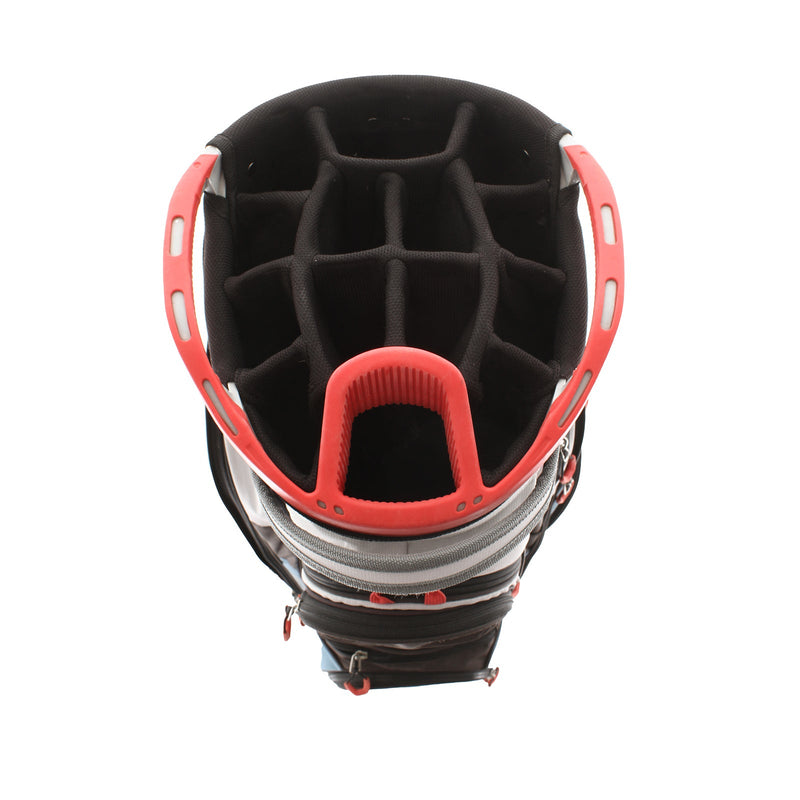 Mizuno BR-D4C Cart Bag - Black/Grey/Blue