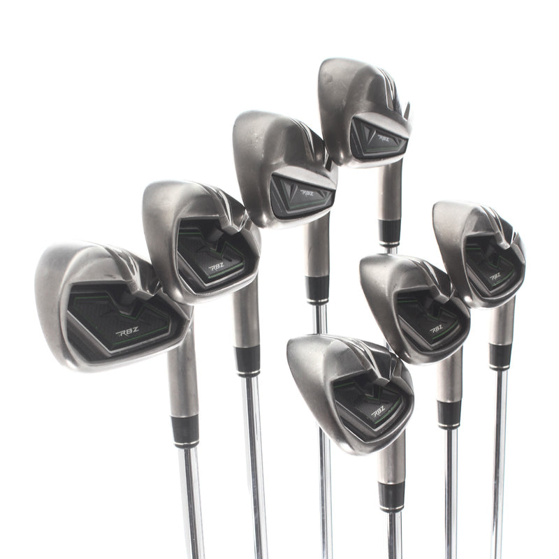 TaylorMade RBZ Steel Mens Right Hand Irons 4-PW Regular - TaylorMade RBZ