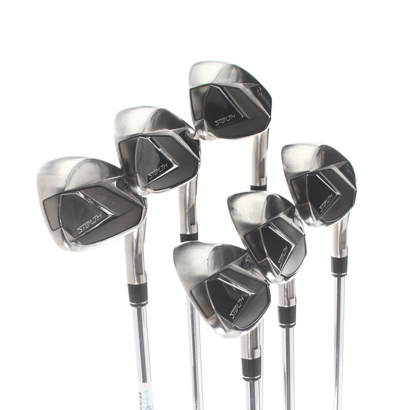 TaylorMade Stealth Steel Mens Right Hand Irons 5-PW Regular - KBS Max MT 85