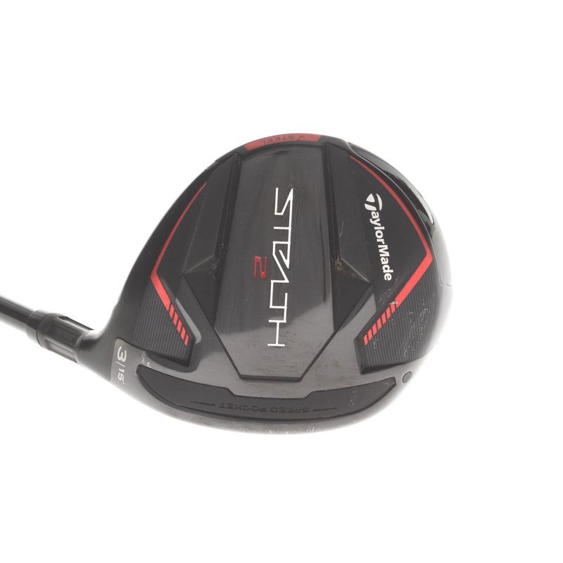 TaylorMade Stealth 2 Graphite Mens Right Hand Fairway 3 Wood 15* Regular - Ventus Red TR 5-R