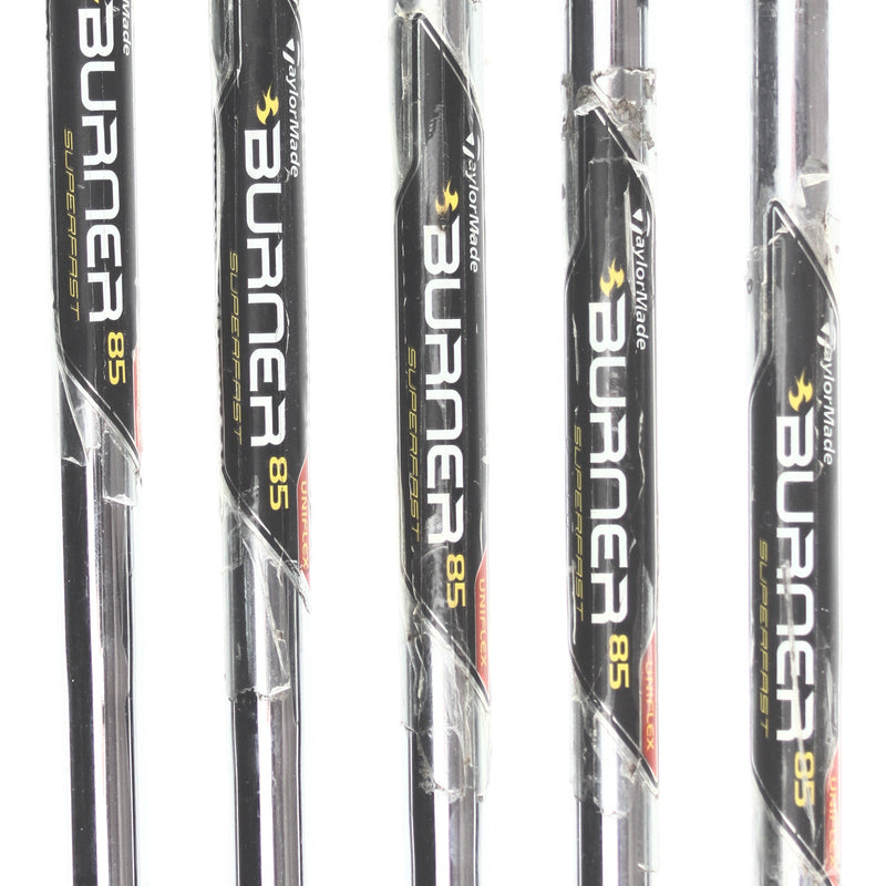 TaylorMade Burner Steel Mens Right Hand Irons 5-9 Uniflex - Burner 85