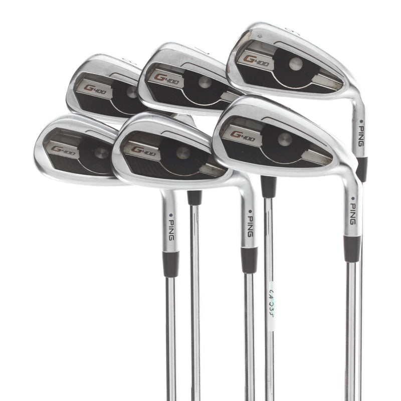 Ping G400 Steel Mens Right Hand Irons 6-SW Blue Dot 1* Upright Regular - Ping AWT 2.0