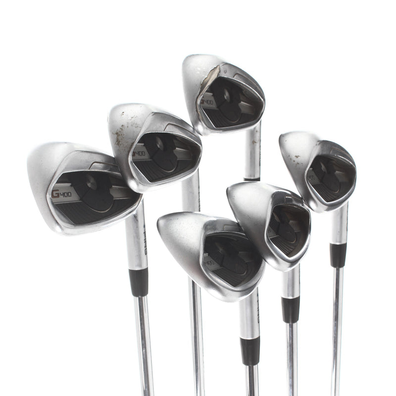 Ping G400 Steel Mens Right Hand Irons 6-SW Blue Dot 1* Upright Regular - Ping AWT 2.0