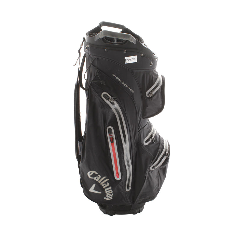 Callaway Hyper Dry 15 Cart Bag - Black/White/Red