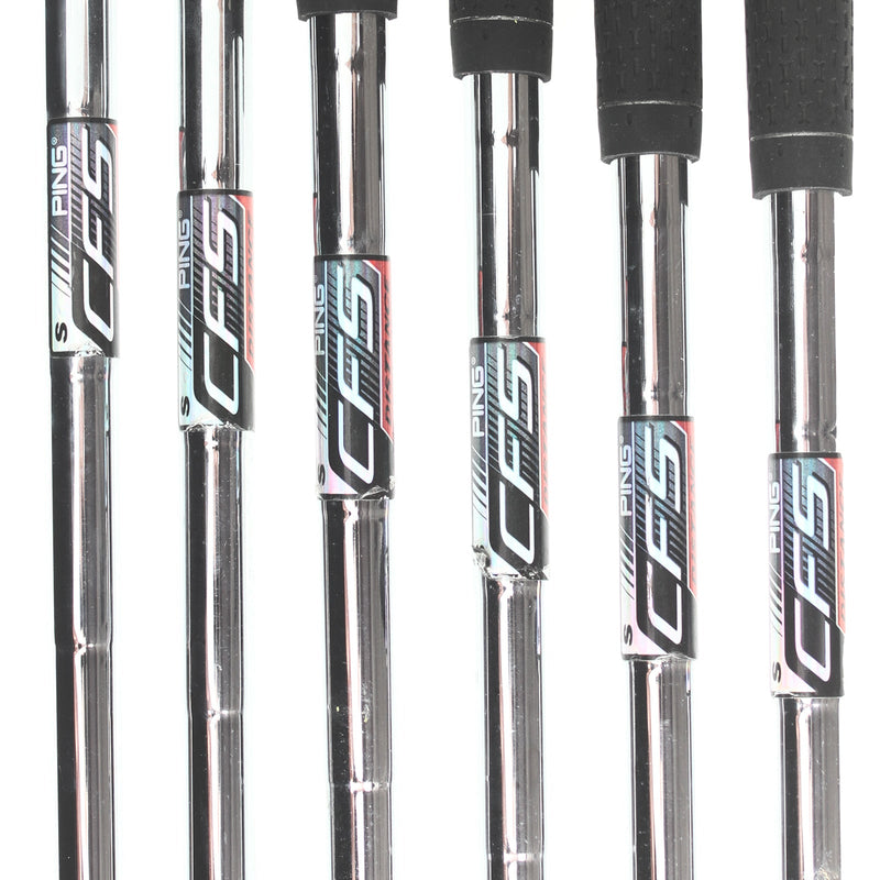 Ping G Steel Mens Right Hand Irons 5-PW Green Dot 2* Upright Stiff - Ping CFS