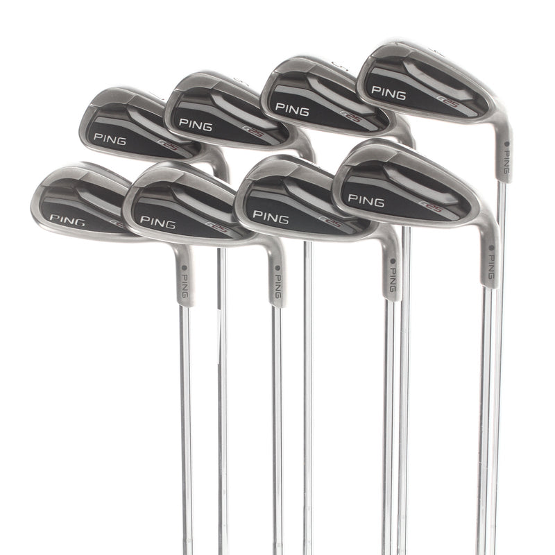 Ping G25 Steel Mens Right Hand Irons 4-SW Black Dot Regular - Ping CFS