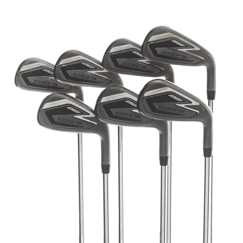 Cobra Darkspeed Steel Mens Right Hand Irons 4-PW Stiff - KBS Tour Lite