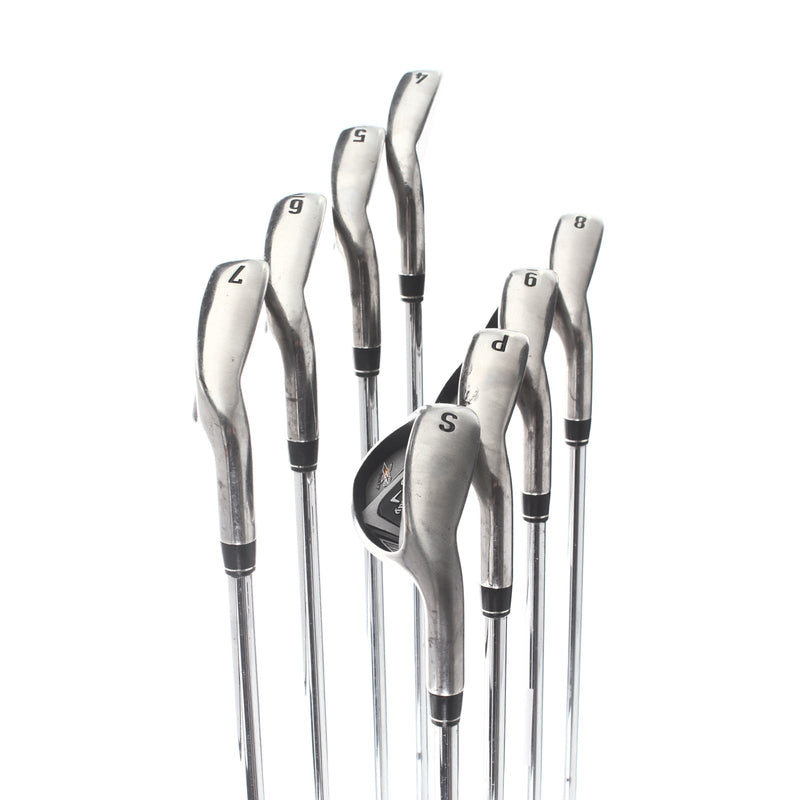 Callaway X2 Hot Steel Mens Right Hand Irons 4-SW Regular - SpeedStep 85