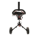 Clicgear Cart 3-Wheel Push/Pull Trolley - Black/Red
