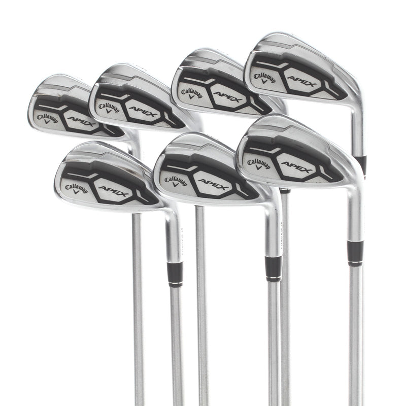 Callaway Apex CF16 Steel Mens Right Hand Irons 4-PW Stiff - KBS Tour C-Taper Lite 110