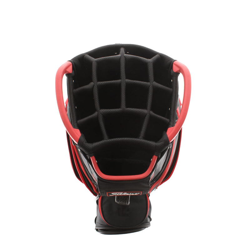 Titleist Cart 14 Cart Bag - Black/Red