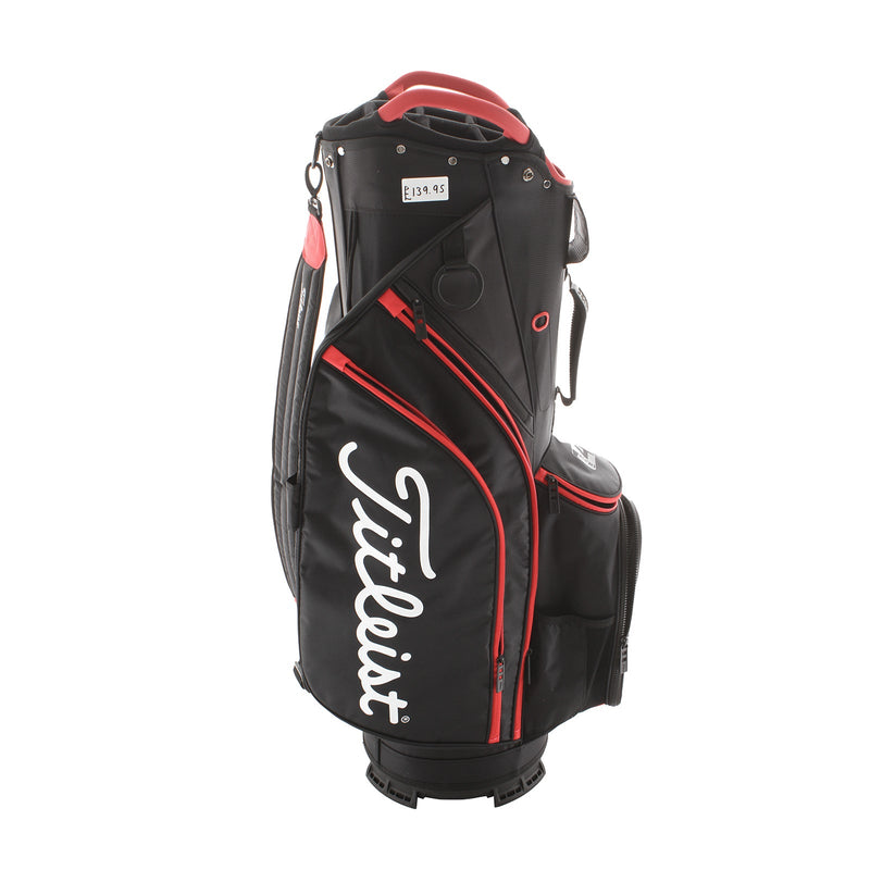 Titleist Cart 14 Cart Bag - Black/Red