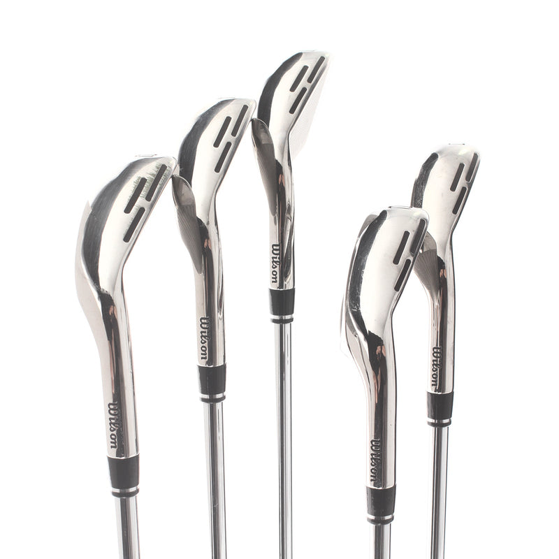 Wilson Dynapower Steel Mens Right Hand Irons 6-PW Stiff - KBS Tour Lite