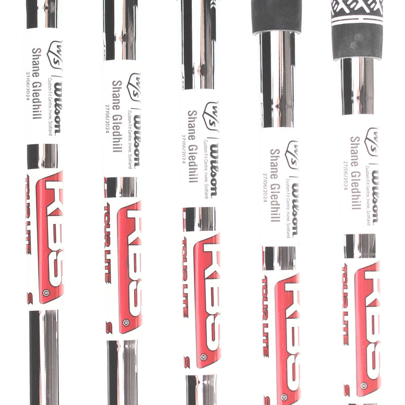 Wilson Dynapower Steel Mens Right Hand Irons 6-PW Stiff - KBS Tour Lite