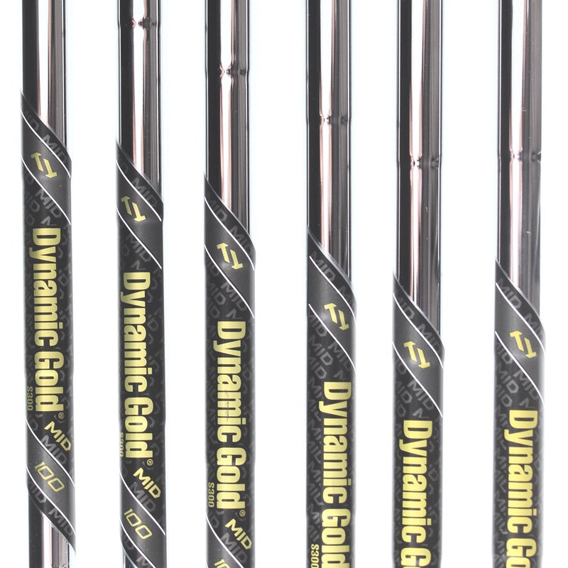 Mizuno JPX 923 Forged Steel Mens Right Hand Irons 5-PW Stiff - Dynamic Gold 100