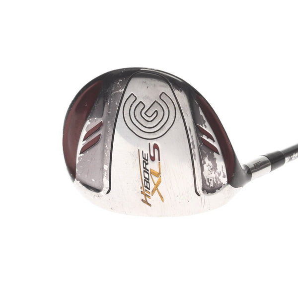 Cleveland HiBore XLS Graphite Mens Left Hand Fairway 3 Wood 15* Stiff - FIT-ON M Gold