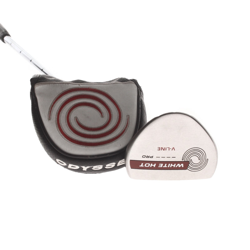 Odyssey White Hot Pro V-Line Mens Right Hand Putter 34" Mallet Odyssey - Odyssey