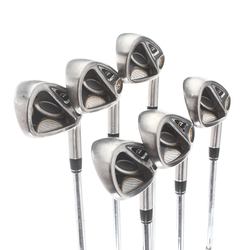 TaylorMade R7 Draw Steel Mens Right Hand Irons 4-9 Regular - TaylorMade T-Step 90