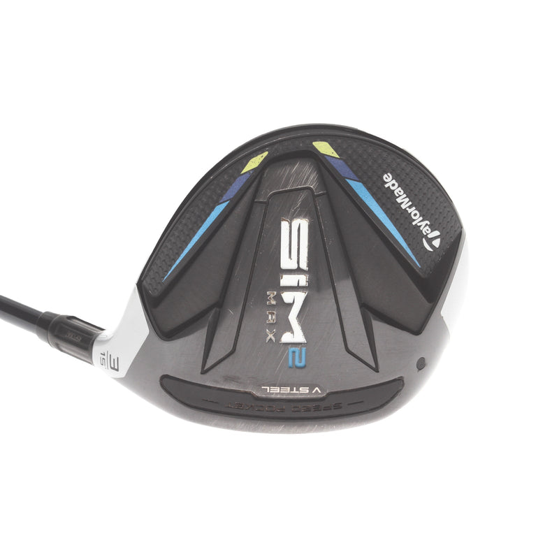TaylorMade Sim2 Max Graphite Mens Right Hand Fairway 3 Wood 15* Regular - Ventus Blue FW 5-R