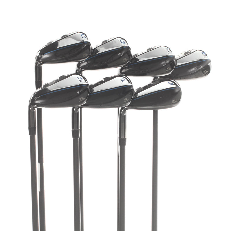 Cobra T-Rail Graphite Mens Left Hand Irons 5-SW Regular - Cobra Ultralite 50