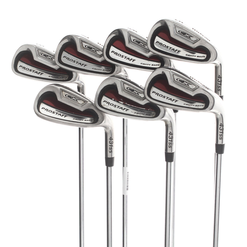 Wilson Staff Prostaff CX Steel Mens Right Hand Irons 5-SW Regular - Wilson