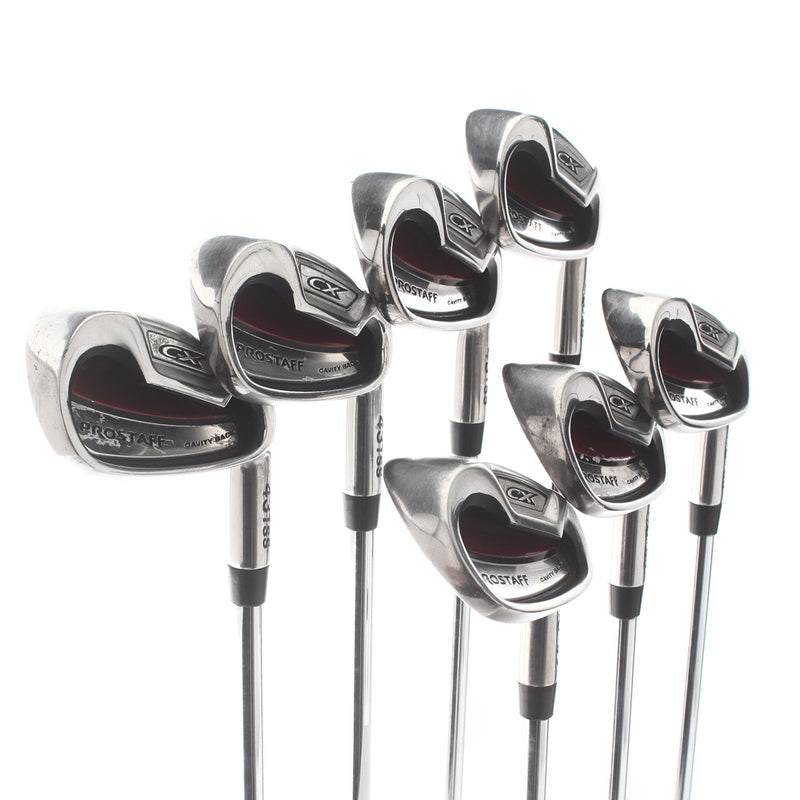 Wilson Staff Prostaff CX Steel Mens Right Hand Irons 5-SW Regular - Wilson
