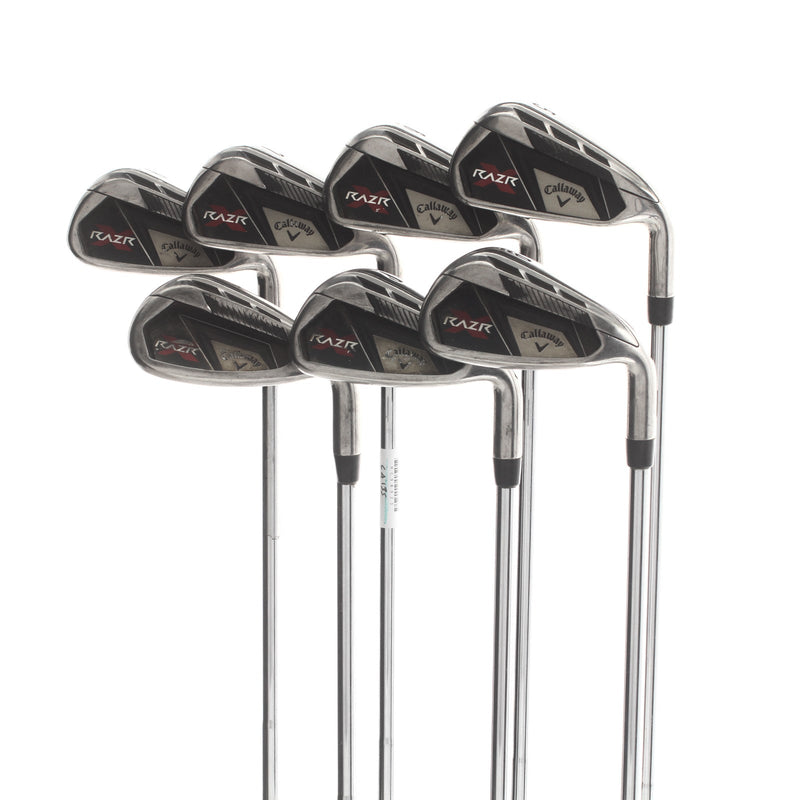 Callaway Razr X Steel Mens Right Hand Irons 5-SW Uniflex - Callaway